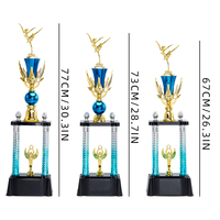 Trofeo de Ballet de Plástico Personalizado de Fábrica China para Competiciones y Eventos con Logotipo Personalizado