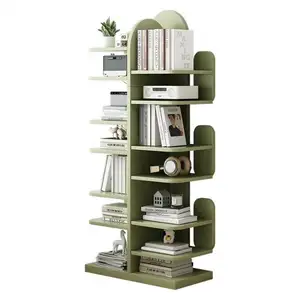 6 10 Cube White Bookcase Step Ladder Wooden Display Unit Shelving Storage Bookshelf Shelves (6 Ladder, Black)