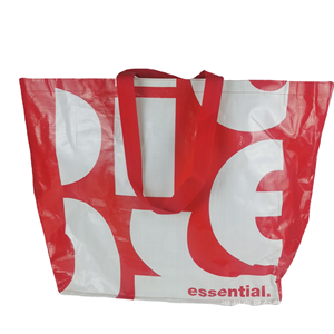 Bolsa de Compras Promocional de Polipropileno Tejido, Forma de Barco, Reutilizable, con Logotipo Personalizado Impreso, para Tiendas Minoristas y Campañas de Marca - Product Image 1