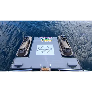 YC, Плавающая водяная подставка, большая надувная док-станция с логотипом