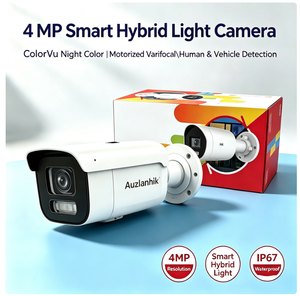 Caméra réseau bullet motorisée varifocale intelligente hybride Auzlanhik DS-2CD2647G2HT-LIZS 2.8-12mm EF 4 MP CMOS Smart Hybrid Light ColorVu IP67 - Product Image 1