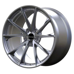 Rueda forjada gris cepillado P204 Gunmetal para Ferrari F8 Sf90 <span class=keywords><strong>488</strong></span> 296 <span class=keywords><strong>Gtb</strong></span> Gtc4 Lusso 458 Italia para Benz Amg E63s para Mclaren 570S - Product Image 1