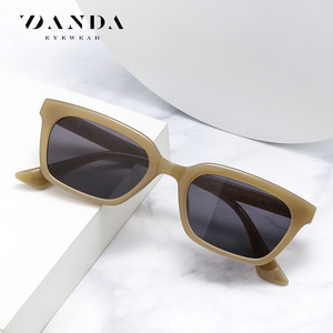 Lunettes de soleil DANDA rectangulaires à monture complète UV400 unisexe 6503 - Product Image 2