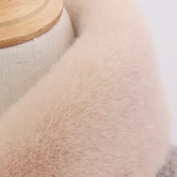 Écharpe d'extérieur en imitation fourrure de vison pour femmes, chaude et douce, à la mode pour l'hiver, vente en gros