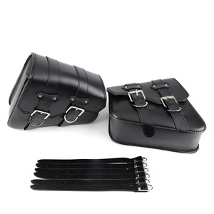 <span class=keywords><strong>Sacoche</strong></span> <span class=keywords><strong>latérale</strong></span> de <span class=keywords><strong>moto</strong></span> <span class=keywords><strong>vintage</strong></span> en cuir PU imperméable noir pour MESOROCK RW-0308 Grande capacité 1 - Product Image 3