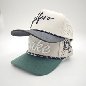High Quality 5 Panel Solid Color Camouflage Waterproof Golf <b>Cap</b> Custom Embroidery Logo Low MOQ OEM Laser Perforated <b>Quick</b> <b>Dry</b> - Product Image 2
