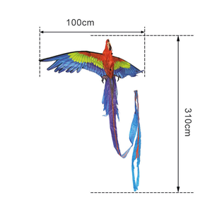 Cerfs-volants personnalisés en forme de delta avec grande queue rotative pour adultes, divertissement en plein air sur la plage - Product Image 3