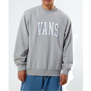 Wholesale Custom Oversized <b>Grey</b> Crew Neck <b>Sweatshirt</b> for <b>Men</b> Premium Fleece Pullover - Product Image 1