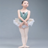 Jupe de ballet classique en coton coloré pour enfants, Costume de danse pour filles, robe Tutu, vêtements