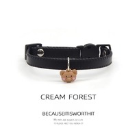 Collier personnalisé pour chien et chat en cuir de luxe, nouveau design, vente chaude, accessoires pour animaux de compagnie, bijoux