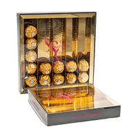 Boîte en papier personnalisée de spécialité, faveurs de mariage, emballage de cadeaux fantaisistes pour bonbons, recyclable, lamination brillante, taille personnalisée