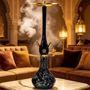 Narguile Árabe de Nuevo Diseño, Portátil, de Resina, Set de Shisha de 73CM, Lujoso Set de Shisha Rusa de Aluminio, Narguile Tipo Bolígrafo, En Stock - Product Image 1