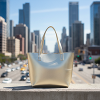 Sac fourre-tout souple et résistant à l'eau en feutre, grande capacité, moderne, portable, pour femme, idéal pour le travail et le shopping toutes saisons