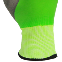 Gants de travail MaxiTough à haute adhérence, isolés pour l'hiver, doublure en tissu éponge 10G, double revêtement en caoutchouc latex, résistants aux coupures, A5