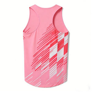 Chaleco Deportivo Personalizado Ligero, Transpirable y de Secado Rápido, con Estampado de Poliéster, para Entrenamiento, Maratón, Unisex, Sin Mangas - Product Image 2