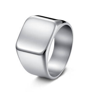 <span class=keywords><strong>Anillo</strong></span> Sello Cuadrado de Acero Inoxidable 316L para <span class=keywords><strong>Hombre</strong></span>, Joyería Masculina, Accesorios, <span class=keywords><strong>Anillo</strong></span> Antioxidante y Antiestrés - Product Image 6