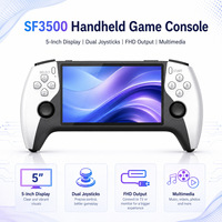 Nouvelle console de jeu portable rétro SF3500, écran HD de 5 pouces, double joystick, sortie TV FHD, lecteur de jeux vidéo rétro portable