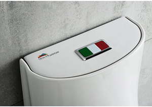 โถสุขภัณฑ์ ARROW รุ่น Modern One Piece แบบ Dual-Flush เซรามิก ชนิด S-trap สำหรับห้องน้ำสาธารณะ พร้อมฝารองนั่งแบบปิดนุ่มนวล - Product Image 3