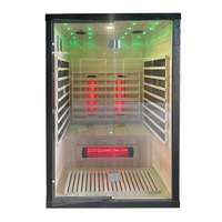 Sauna de Infrarrojos para 2 Personas, Lista para Enviar, con Certificación CE, Terapia de Luz Roja, para Todo el Cuerpo, para el Hogar