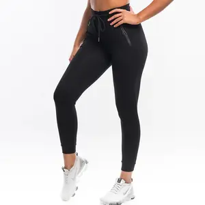 Custom Wholesales Bulk Production OEM Logo Elastic Breathable Women Yoga Leggings Jogger Pants Tights for Women