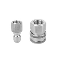 Adaptateur de connecteur rapide professionnel en acier inoxydable de qualité commerciale – Équipement essentiel pour le lavage et le detailing de camions