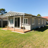 Maisons préfabriquées modulaires de luxe, 3 chambres, avec cuisine et salle de bain, prêtes à vivre