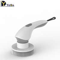 Yeda DB5001 Kabellose Elektrische Reinigungsbürste IP67 Wasserdicht 10W 3600 U/min Nylonborsten Handgehaltener Schrubber für Badezimmer