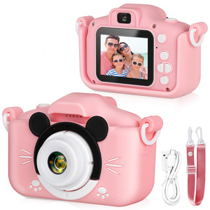 Niños Camara Para Ninos Digital Kids Photo Camera Regalos Juguetes para niñas de 4 a 8 años - Product Image 1