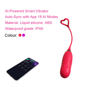 Özel etiket akıllı APP kontrol teleskopik sokma titreşimli 9 frekansları IPx6 su geçirmez kalp şekli lateks g-spot Kegel topu - Product Image 2