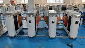 Açık turnike yaya kapısı Flap turnike kapısı fiyat RFID yüz tanıma giriş turnikeler kanatlı geçiş kapısı - Product Image 6