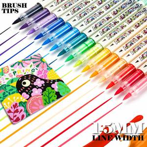 168 Colors Acrylic <b>Paint</b> Marker <b>Set</b> Liquid Ink Art Markers for Students & Artists Painting - Product Image 2