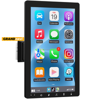 Autoradio Grandnavi 10,5 pouces 1DIN avec rotation à 360 degrés, Android 13, FM AM RDS, écran tactile, navigation GPS, unité principale CPAA
