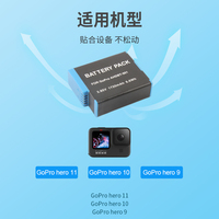 Baterai Digital isi ulang AHDBT-901 3.85V 1720mah AHDBT901 baterai Lithium-ion untuk Gopro Hero 11 Gopro Hero 10 Gopro Hero 9