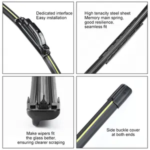 Nuevos 15 adaptadores populares aptos para cuchillas de parabrisas de coche limpiaparabrisas multifuncional universal para 99%