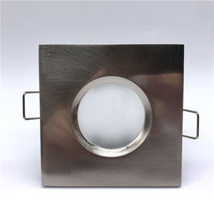 Projecteurs encastrés modernes <span class=keywords><strong>12V</strong></span> LED carrés GU10/MR16 pour salles <span class=keywords><strong>de</strong></span> bains corps en aluminium évalué <span class=keywords><strong>IP65</strong></span> pour l'éclairage domestique - Product Image 4