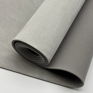 ผ้าบุหลังคาในรถยนต์แบบหนังกลับ ผ้าคลุมเพดาน<span class=keywords><strong>รถ</strong></span>ยนต์เนื้อนุ่มพร้อมแผ่นโฟมด้านหลังแบบม้วน - Product Image 2
