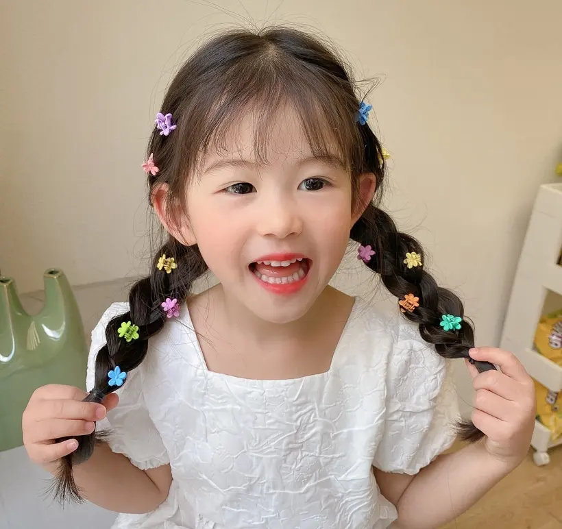 50 baby clips in a pack mini cute girl hair accessories bangs broken hair small grab clips children's bangs hair clips