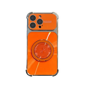 Funda para Teléfono Móvil con Diseño Aurora CD, Electrochapada, Ventana de Visualización Grande, para Phone 17 Pro Max, Resistente <span class=keywords><strong>a</strong></span> Impactos, con Soporte - Product Image 5