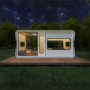 Capsule spatiale haut de gamme, mini-maison préfabriquée, maison modulaire en conteneur, cabane de luxe, pod de glamping portable, <span class=keywords><strong>logement</strong></span> préfabriqué intelligent - Product Image 3
