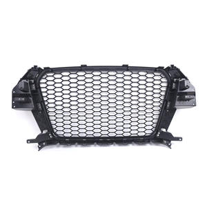 Grille de pare-chocs avant Audi Q3 style RS, maille nid d'abeille, 2012-2015, plastique ABS, pièce de voiture - Product Image 3