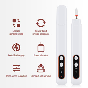 Petite perceuse à ongles rechargeable, machine professionnelle portable pour le retrait rapide du gel et le polissage, fournitures de réparation de manucure électrique - Product Image 5