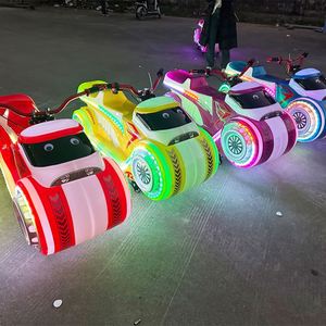 Square Park Coche de Choque Eléctrico Infantil Luminoso con Batería, Tipo Motocicleta, con Control Remoto, de Plástico, para Interiores y Centros Comerciales - Product Image 1