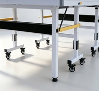 Table de ping-pong pliable de taille standard pour intérieur/extérieur avec roues, portable pour la maison, le club, les matchs/entraînements, logo personnalisable