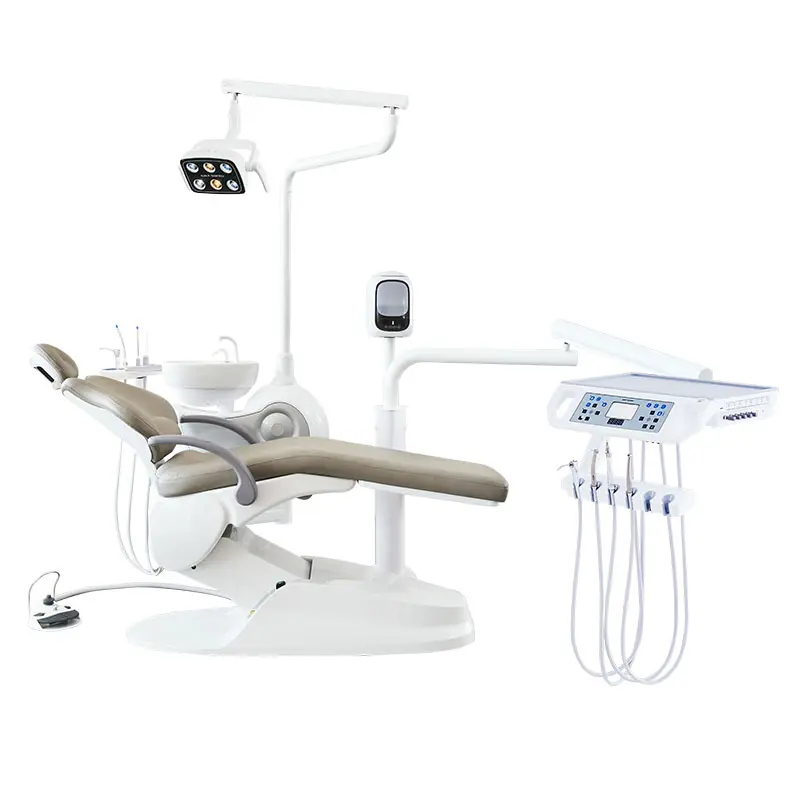 Silla Dental de alta calidad con espuma viscoelástica, diseño de sirena, con sensor led