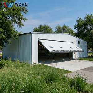 Garage pour avions à structure métallique sans colonnes, pour gros avions - Product Image 1