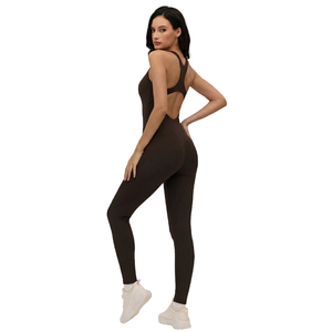 <span class=keywords><strong>Venka</strong></span> JS904 Mono deportivo para mujer, de tacto fresco, cintura alta, efecto levantamiento de glúteos, leggings ajustados, espalda cruzada, transpirable, de secado rápido, con diseño hueco - Product Image 6