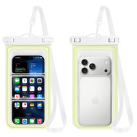 Étui étanche universel pour téléphone avec airbag double face et cordon de cou pour smartphone de 7 pouces, plage, sports nautiques