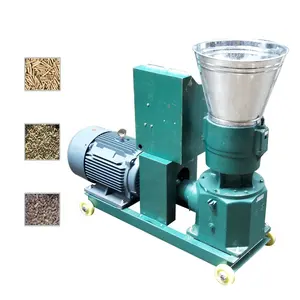 Çok fonksiyonlu sıcak satış küçük ev granülatör, mısır saman pelet makinesi, kendinden yapılmış çim işleme pelet makinesi