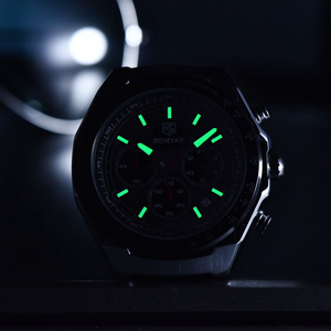 BENYAR 2025 nuovo orologio da uomo al quarzo impermeabile cinturino in Silicone Fashion Multi funzionale cronometraggio codice Business orologio da uomo + confezione regalo - Product Image 6