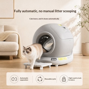 [Selezione Premium] Lettiera <span class=keywords><strong>per</strong></span> <span class=keywords><strong>Gatti</strong></span> Completamente Automatica e Intelligente, Toilette <span class=keywords><strong>per</strong></span> <span class=keywords><strong>Gatti</strong></span> Autopulente Extra Large in Materiale ABS+PP - Product Image 3